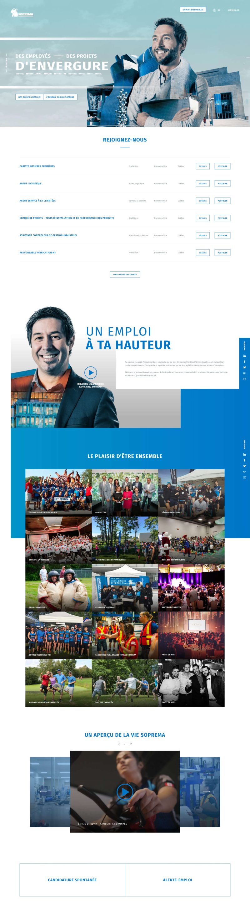 SOPREMA - Une campagne de recrutement qui vise haut