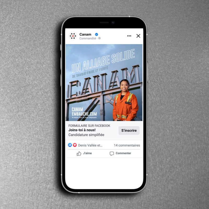 Marque employeur pour Canam
